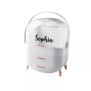 Personalized Makeup Box (White)