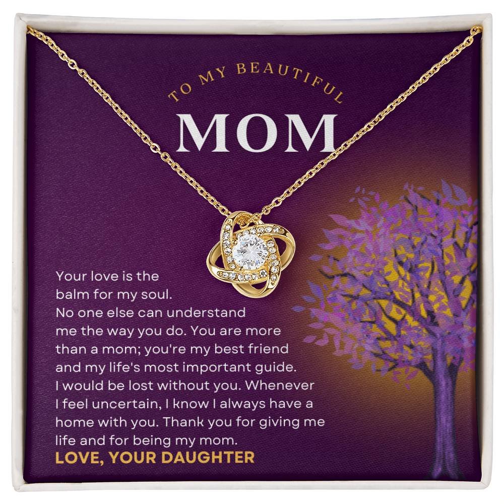 Infinity Love Knot Necklace: Mother's Day Gift For Mom - Image 3