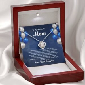 Infinity Love Knot Necklace: Mother's Day Gift For Mom