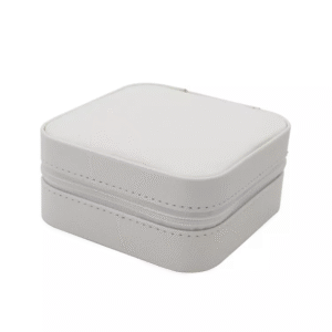 Personalized Small Jewelry Box (White)